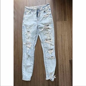 American Eagle Curvy, Super Hi-Rise Jegging. Size 4 Short